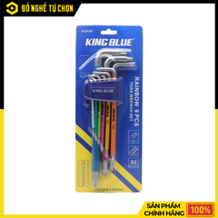 Bộ Lục Giác Đầu Hoa Thị King Blue KL9-09 – 9 Chi Tiết Thép S2 Cao Cấp, Siết Mở Chính Xác, Bền Bỉ | Hàng Chính Hãng, Có VAT
