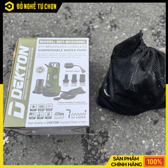 Máy Bơm Chìm Dùng Pin Dekton M21-BC5350BL – 21V – Lưu Lượng 90 Lít/Phút – An Toàn, Tiện Dụng, Hàng Chính Hãng Có VAT