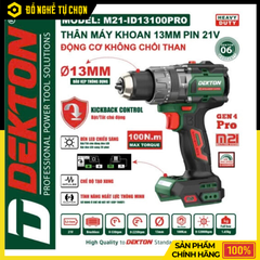 [THÂN] Máy Khoan Pin 21V M21-ID13100PRO – Mạnh Mẽ 100Nm, Khoan Vặn Hiệu Quả, Động Cơ Bền Bỉ | Hàng Chính Hãng, Có VAT