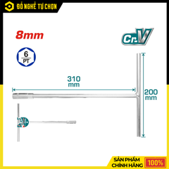 Thanh Vặn Tay Cầm Chữ T 8mm Total THTSW0806 – Chịu Lực Tốt, Cầm Chắc Tay, Siết Mở Hiệu Quả | Hàng Chính Hãng, Có VAT