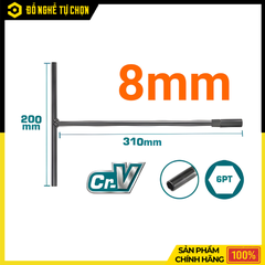 Cần Chữ T Total THTSWB0801 8mm – Siết Mở Nhanh, Chắc Chắn, Tăng Lực Hiệu Quả | Hàng Chính Hãng, Có VAT