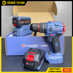 Máy Khoan Vít Pin 21V YAMASU YMS-M13 – Không Chổi Than – Lực Siết 70Nm – 20 Cấp Siết – Đầu Kẹp Ø13mm – 2 Pin – Hàng Chính Hãng Có VAT