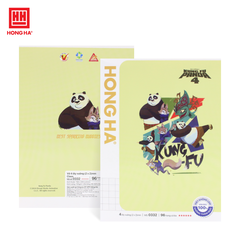 Tập HS Hồng Hà 0332 Kungfu Panda 96tr 100gsm 4 ô ly (5/120)