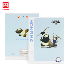 Tập HS Hồng Hà 0332 Kungfu Panda 96tr 100gsm 4 ô ly (5/120)