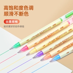 Bút bi gel Acrylic Baoke MP2954 1.0mm (12 màu)