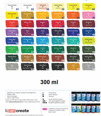 Màu vẽ acrylic 300ml Mont Marte