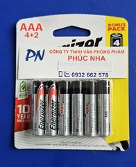 Pin Energizer Max AAA 3A 1.5V E92 BP4+2 (6 viên/ vỉ) (12)