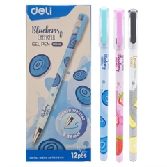 Bút gel Deli G53 nét mảnh 0.38mm (12)