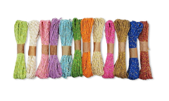 Dây thừng giấy màu (12 bó nhiều màu/ 1 bịch)