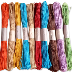 Dây thừng giấy màu (12 bó nhiều màu/ 1 bịch)