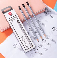 Bút chì gỗ Deli U24910 2B (12)
