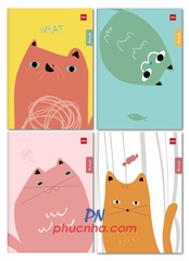 Tập HS Deli A96-BTF Toy soliders/ Animal 96tr 100gsm 4 ô ly (5/10/100)