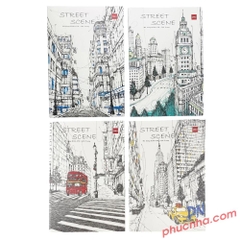 Tập SV Deli B200-STR 200tr 80gsm kẻ 4 ly ngang(5/40)