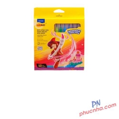 Bút lông màu bursh Fiber Pen Thiên Long Colokit SWM-C010/AK 12 màu ngòi brush (có thể rửa được)