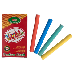 Phấn màu viết bảng không bụi MIC 10 viên/ 100 viên