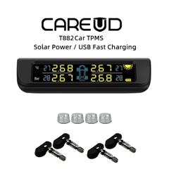 Cảm Biến Áp Suất Lốp Ô Tô TPMS Cao Cấp CareUD T882 (2 phiên bản, Gắn Trong hoặc Gắn Ngoài)