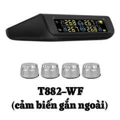 Cảm Biến Áp Suất Lốp Ô Tô TPMS Cao Cấp CareUD T882 (2 phiên bản, Gắn Trong hoặc Gắn Ngoài)