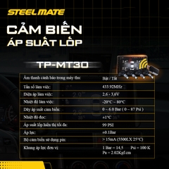 Cảm Biến Áp Suất Lốp ÔTô TPMS Cao Cấp STEELMATE TP-MT30 Kết Nối Màn Hình Android - Hàng Chính Hãng