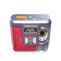 Bộ Kích Nổ Ô Tô Kiêm Bơm Lốp Đa Năng STEELMATE V12 Cao Cấp Kiêm Sạc Dự Phòng (hàng chính hãng)
