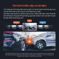 Camera Hành Trình 70mai A800SE Ghi Hình 2 Kênh Trước Sau Chất Lượng 4K UHD HDR (Bản Quốc Tế 2025)