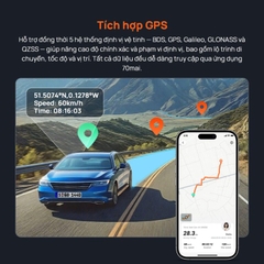 Camera Hành Trình 70mai A800SE Ghi Hình 2 Kênh Trước Sau Chất Lượng 4K UHD HDR (Bản Quốc Tế 2025)