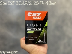 Săm (ruột) xe đạp CST Light 20(406)x1.9/2.125 FV 48mm