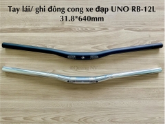 Tay lái/ ghi đông cong xe đạp UNO RB-12L 31.8*640mm