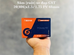 Săm (ruột) xe đạp CST 20(406)x1.5/1.75 FV 48mm