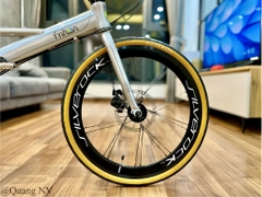 Xe đạp gấp ráp theo yêu cầu Fnhon Monsoon 20' phanh đĩa màu Silver