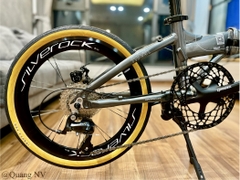 Xe đạp gấp ráp theo yêu cầu Fnhon Blast 20' phanh đĩa màu Grey