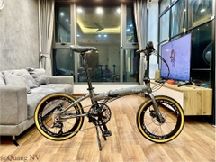 Xe đạp gấp ráp theo yêu cầu Fnhon Blast 20' phanh đĩa màu Grey