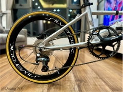 Xe đạp gấp ráp theo yêu cầu Fnhon Monsoon 20' phanh đĩa màu Silver