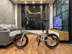 Xe đạp gấp ráp theo yêu cầu Fnhon Blast 20' phanh đĩa màu Silver