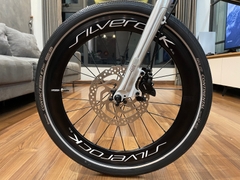 Xe đạp gấp ráp theo yêu cầu Fnhon Blast 20' phanh đĩa màu Silver