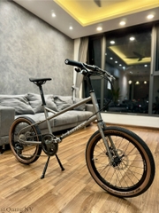 Xe đạp minivelo ráp theo yêu cầu Silverock Dewy 20' phanh đĩa màu Grey