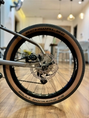 Xe đạp minivelo ráp theo yêu cầu Silverock Dewy 20' phanh đĩa màu Grey