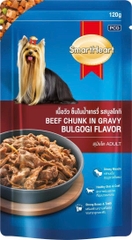 Thức ăn ướt cho chó dạng túi Smartheart Special 120g - Vị bò viên nấu sốt Bulgogi kiểu Hàn