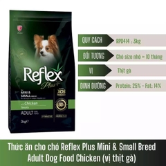 Thức ăn hạt cho chó - Reflex Plus - Mini Adult
