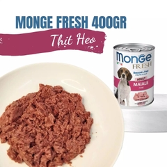 Pate chó Monge AD fresh thịt heo 400g
