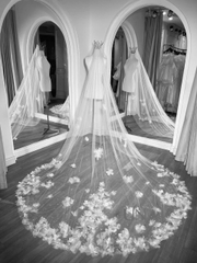 Voan Cài Đầu Cô Dâu V01