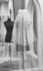 Voan Cài Đầu Cô Dâu V06