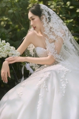 Voan Cài Đầu Cô Dâu V11