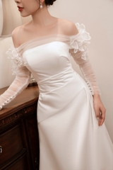 Váy Đi Bàn Luxury Wedding Gown CD21