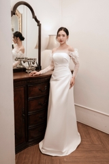 Váy Đi Bàn Luxury Wedding Gown CD21