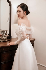Váy Đi Bàn Luxury Wedding Gown CD21