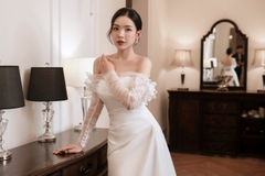 Váy Đi Bàn Luxury Wedding Gown CD21