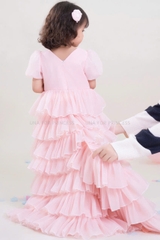 Váy Công Chúa Bé Gái Thiết Kế 2in1 Đuôi Có Thể Tháo Rời - Đầm Dự Tiệc Cao Cấp UNA FOR PRINCESS