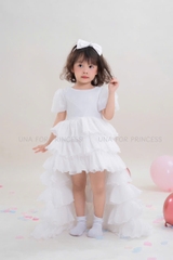 Váy Công Chúa Bé Gái Thiết Kế 2in1 Đuôi Có Thể Tháo Rời - Đầm Dự Tiệc Cao Cấp UNA FOR PRINCESS