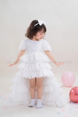 Váy Công Chúa Bé Gái Thiết Kế 2in1 Đuôi Có Thể Tháo Rời - Đầm Dự Tiệc Cao Cấp UNA FOR PRINCESS