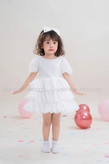 Váy Công Chúa Bé Gái Thiết Kế 2in1 Đuôi Có Thể Tháo Rời - Đầm Dự Tiệc Cao Cấp UNA FOR PRINCESS
